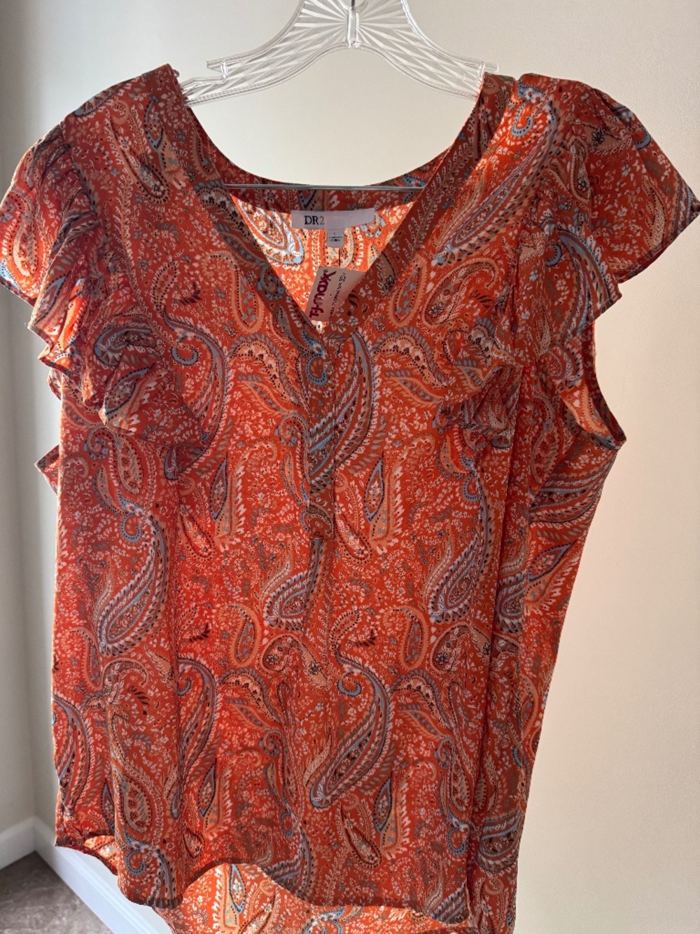 DR2 women’s blouse size Large NWT